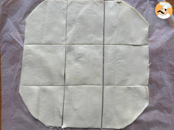 Mini feuilletés aux épinards et chèvre - Préparation etape 6