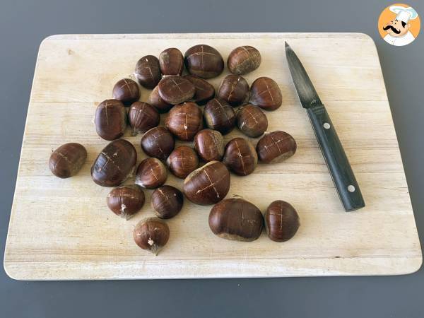Comment faire cuire des châtaignes au Air Fryer? - Préparation etape 2