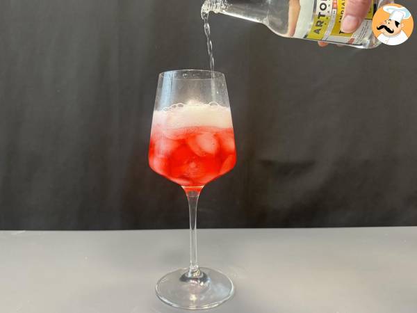 Martini tonic sans alcool, le cocktail frais et fruité! - Préparation etape 3