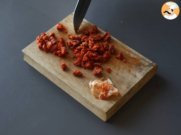 Muffins au chorizo, moelleux et épicés - Préparation etape 1