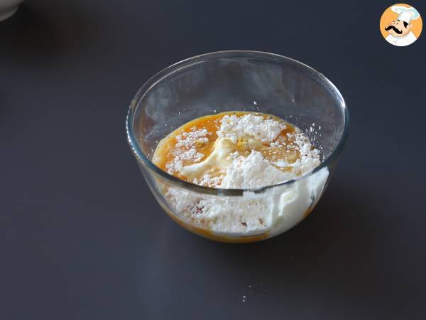 Flan au Skyr, léger et super facile à faire! - Préparation etape 1