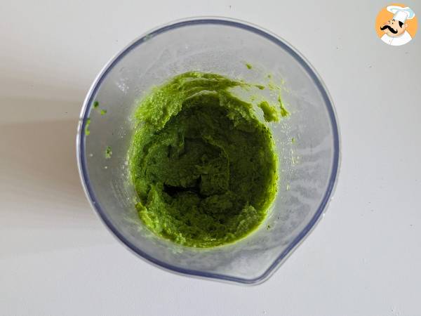 Pâtes crémeuses au brocoli et aux amandes - Préparation etape 5