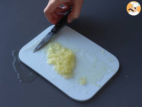 Tarte au saumon fumé avec une base de pommes de terre - Préparation etape 5