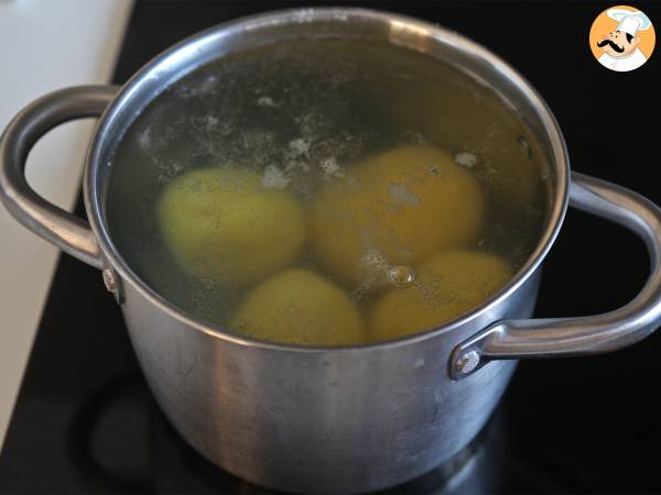 Fond de tarte salé à la pommes de terre : une alternative saine et sans gluten! - Préparation etape 1