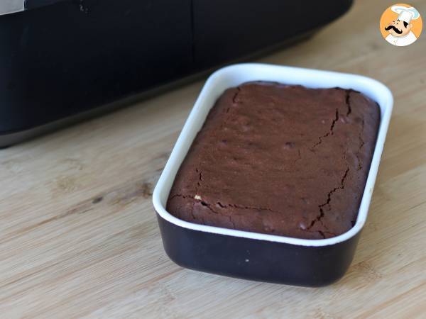 Brownie au chocolat et noix au Air fryer - Préparation etape 8