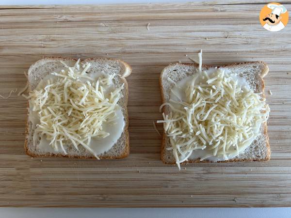 Croque monsieur au AirFryer - Préparation etape 2