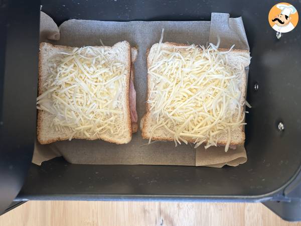 Croque monsieur au AirFryer - Préparation etape 5