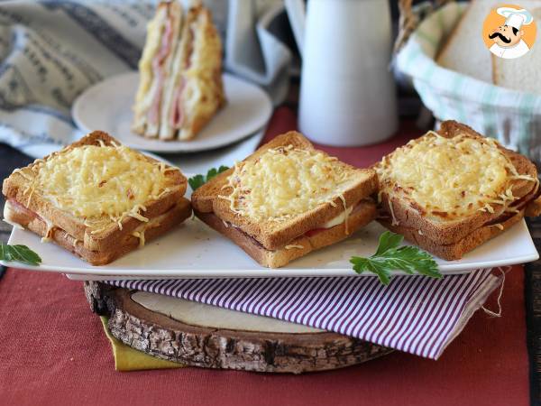 Croque monsieur au AirFryer - Préparation etape 6