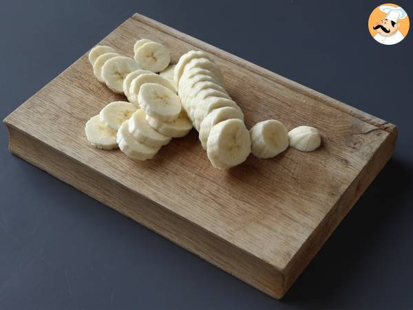 Mini tablettes banane, beurre de cacahuète et chocolat, ultra gourmandes et sans sucres ajoutés - Préparation etape 1