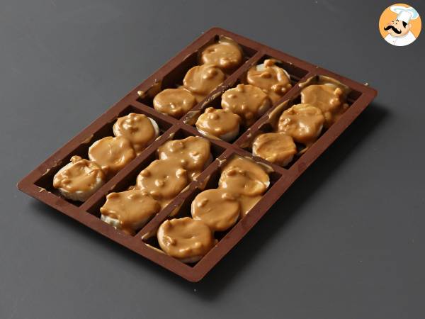 Mini tablettes banane, beurre de cacahuète et chocolat, ultra gourmandes et sans sucres ajoutés - Préparation etape 3