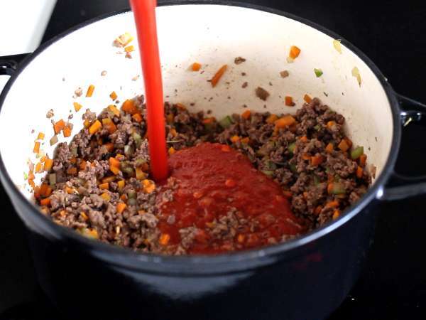 Sauce bolognaise maison - ragù alla bolognese - Préparation etape 4