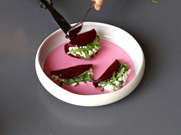Ravioles de betterave, une entrée simple et élégante - Préparation etape 5