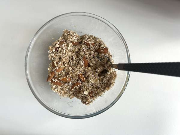 Granola express au airfryer, pour faire croustiller ton petit-déjeuner - Préparation etape 3