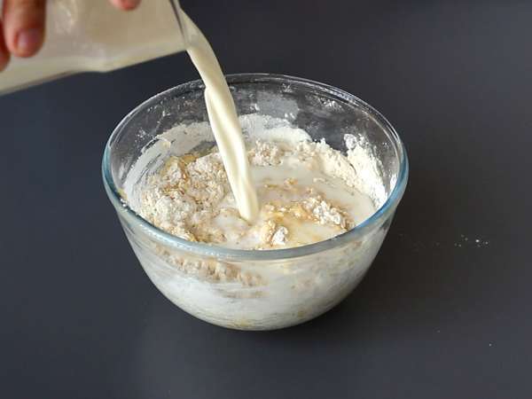 Pancakes façon cinnamon roll, pour les amoureux de cannelle - Préparation etape 3