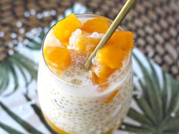 Sago à la mangue : le dessert asiatique simple, crémeux et rafraîchissant - Préparation etape 13