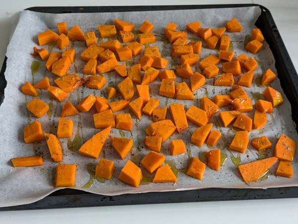 Pain de viande au potiron, champignons et scamorza : moelleux, filant et croustillant - Préparation etape 1