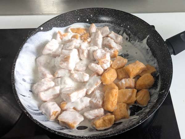 Gnocchi crémeux au potiron, fromage frais et noix - Préparation etape 6