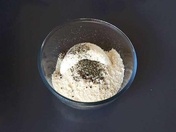 Boulettes au fromage pour l'apéro - Préparation etape 1