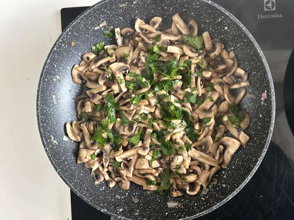 Gratin de pommes de terre aux champignons - Préparation etape 6