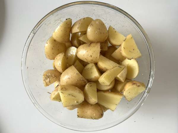 Bûche de chèvre panée au Air fryer, croustillante et fondante: le réconfort absolu! - Préparation etape 1