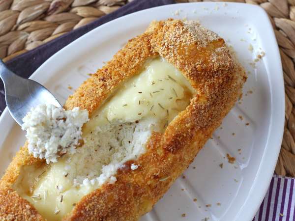 Bûche de chèvre panée au Air fryer, croustillante et fondante: le réconfort absolu! - Préparation etape 7
