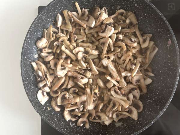 Petits flans aux épinards et aux champignons - Préparation etape 5