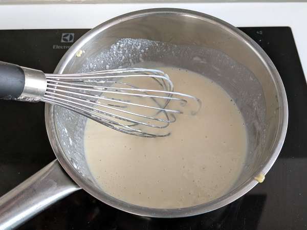 Crêpes salées à la ricotta et aux champignons - Préparation etape 7