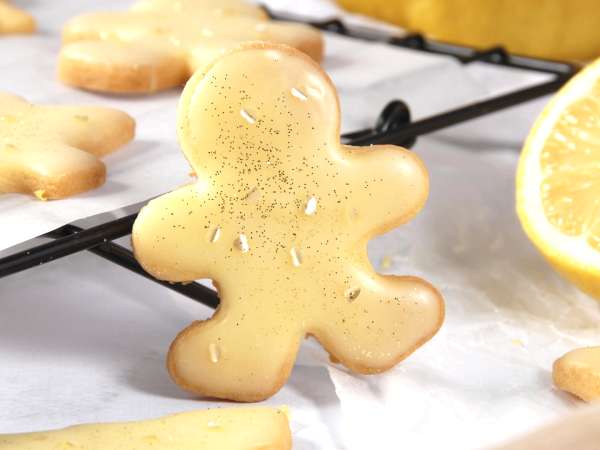 Sablé cannelle et glaçage au citron - Préparation etape 2