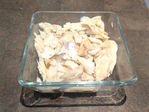 Acras de morue antillais - Préparation etape 1