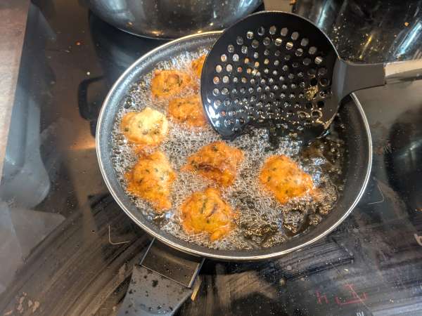 Acras de morue antillais - Préparation etape 5