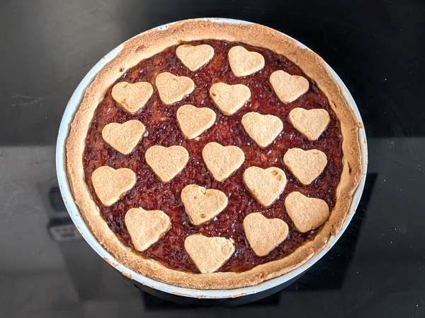 Tarte à la confiture de fraises : avec une déco parfaite pour la Saint-Valentin ! - Préparation etape 8