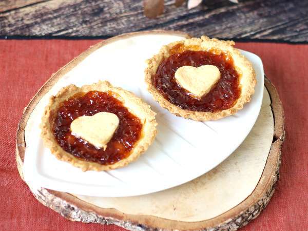 Tartelettes de la Saint-Valentin à la confiture de fraises - Préparation etape 6