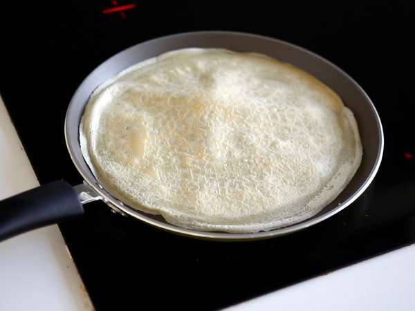 Tagliatelle de crêpes au chocolat et à la cacahuète! - Préparation etape 4