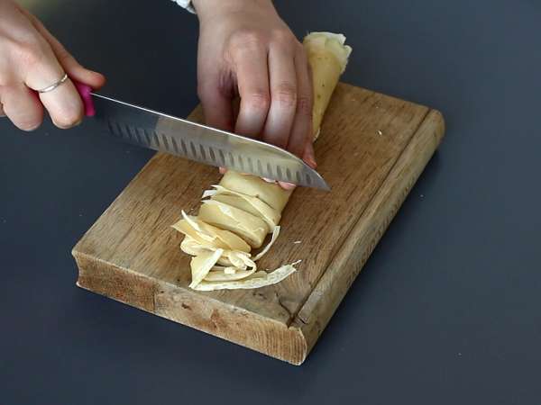 Tagliatelle de crêpes au chocolat et à la cacahuète! - Préparation etape 5