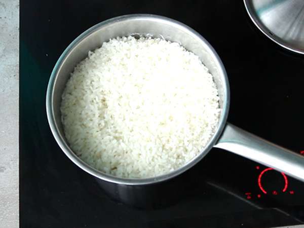 Onigiri aux jaunes d'œuf confits à la sauce soja - Préparation etape 3