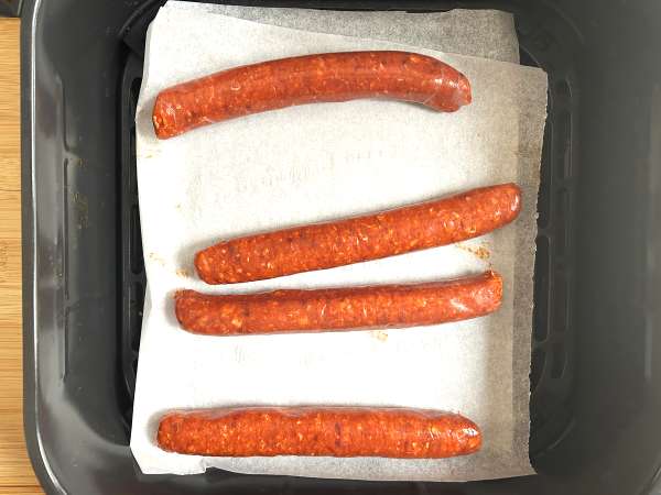 Comment cuire des merguez au airfryer ? - Préparation etape 1