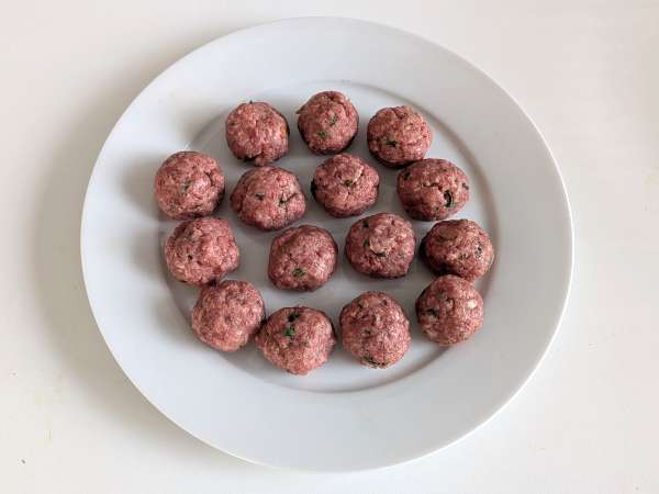 Boulettes de viande au airfryer et sa sauce barbecue maison - Préparation etape 5