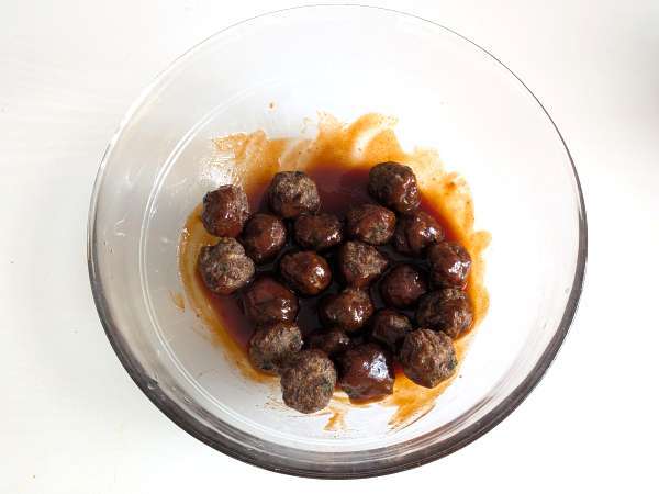 Boulettes de viande au airfryer et sa sauce barbecue maison - Préparation etape 7