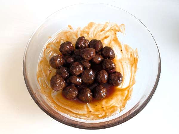 Boulettes de viande au airfryer et sa sauce barbecue maison - Préparation etape 8