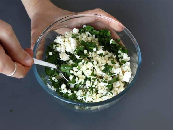 Rikakats libanais maison - cuisson au air fryer - Préparation etape 1