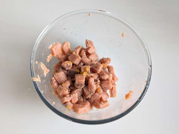 Lasagnes au saumon, à la burrata et aux pistaches - Préparation etape 1