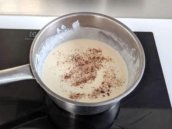 Lasagnes au saumon, à la burrata et aux pistaches - Préparation etape 4