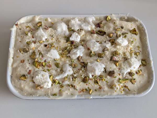 Lasagnes au saumon, à la burrata et aux pistaches - Préparation etape 7