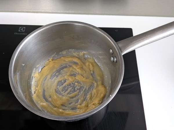 Gratin de pâtes au jambon, petits pois et fromage - Préparation etape 2