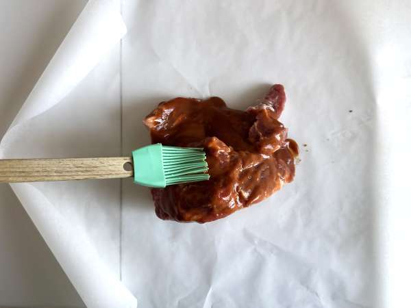 Pulled pork ou porc effiloché au air fryer - Préparation etape 3