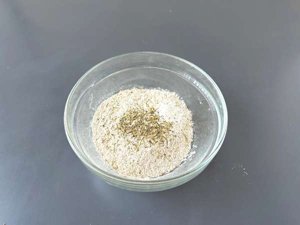 Gressins maison au air fryer - Préparation etape 1