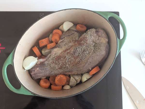Gigot de 7 heures : la recette ultra facile - Préparation etape 4