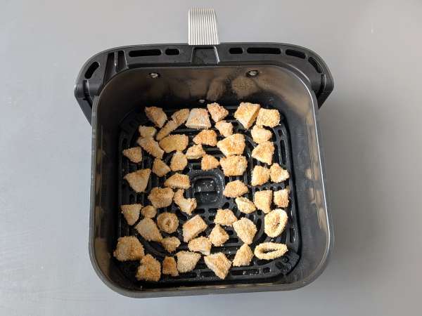 Anneaux de calamars au air fryer : croustillants, dorés et faciles à faire - Préparation etape 6