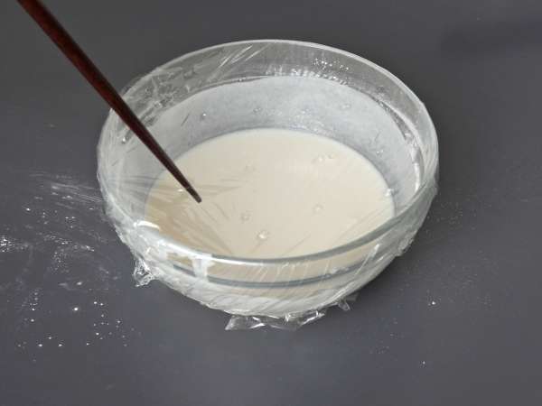 Mochi cookies au ube - Préparation etape 1