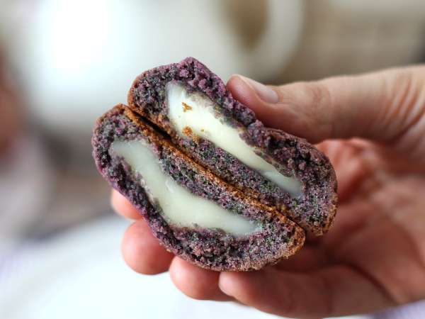 Mochi cookies au ube - Préparation etape 12